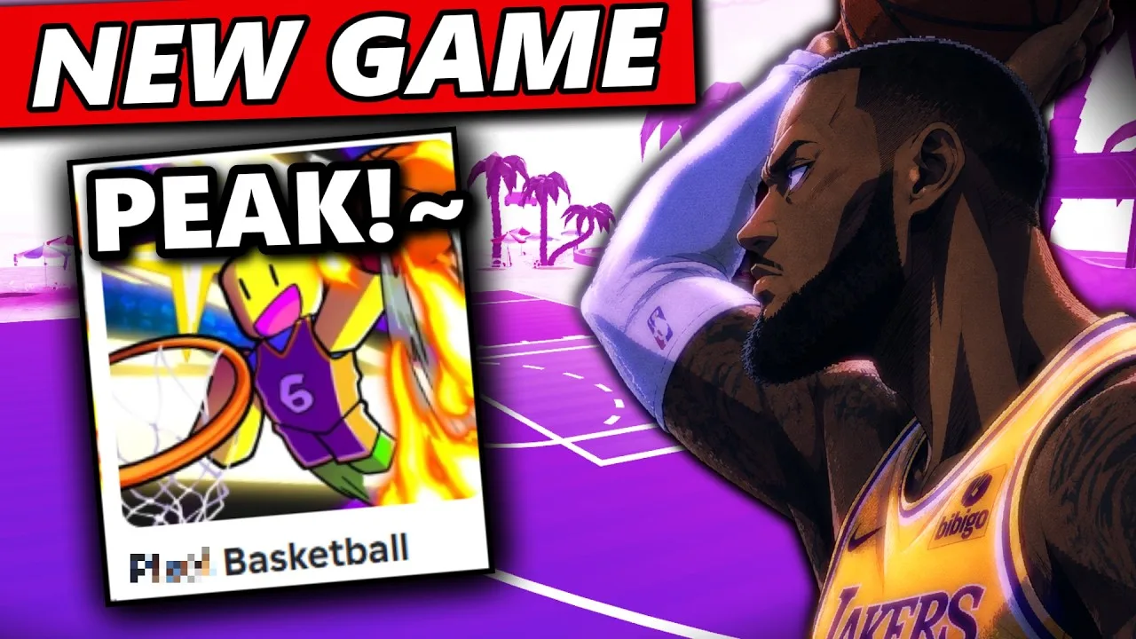 Pixel Basketball — 5v5 pixel hoops on Roblox